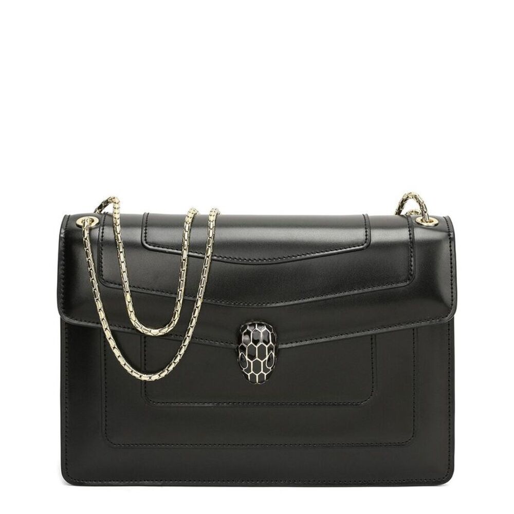 Tiffany & Fred Paris Top-Grain Leather Satchel, Black